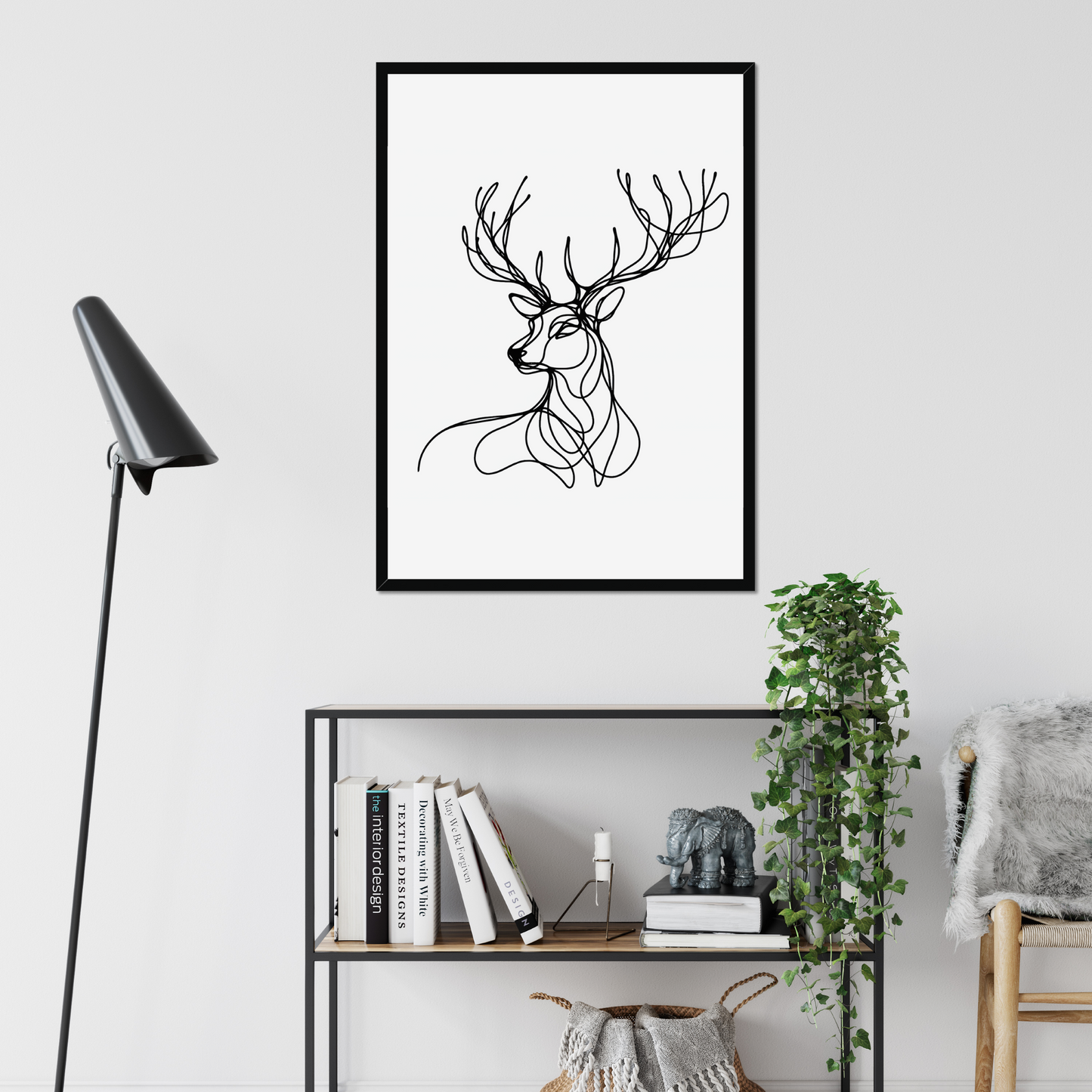 Elegant Stylized Stag