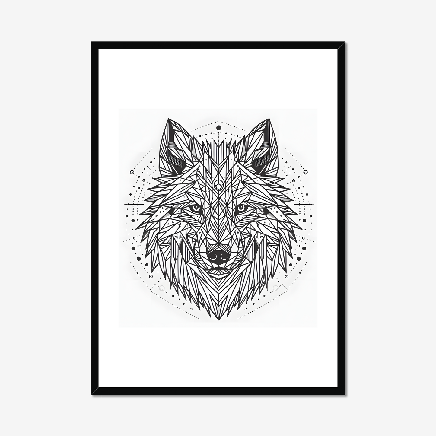 Geometric Wolf Gaze