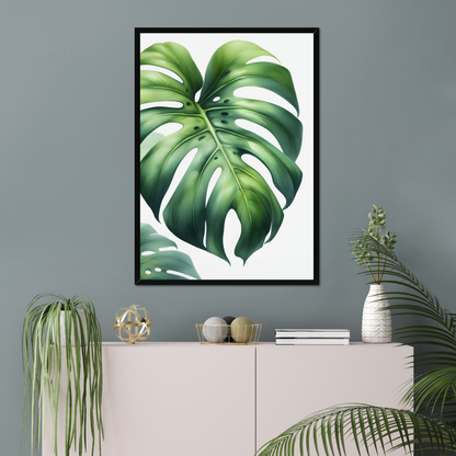Monstera Leaves Poster