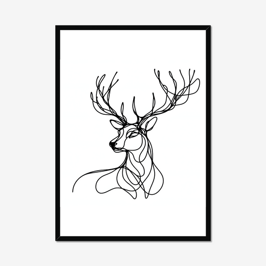Elegant Stylized Stag