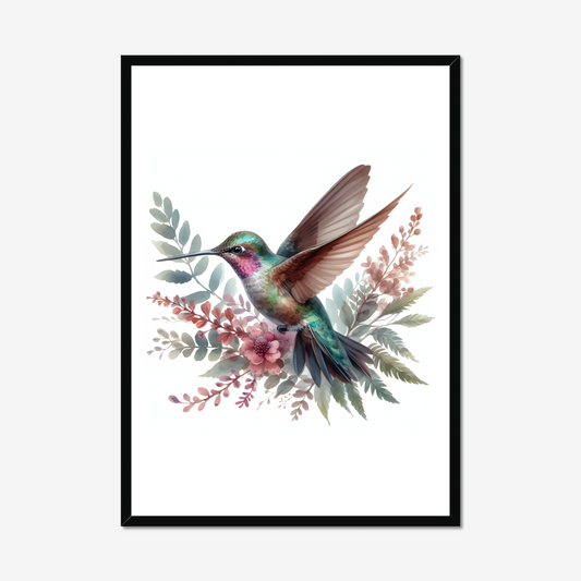 Hummingbird Floral Bloom