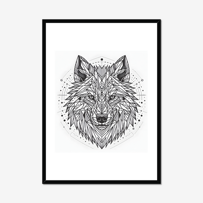 Geometric Wolf Gaze