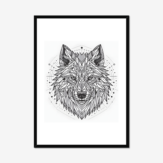 Geometric Wolf Gaze